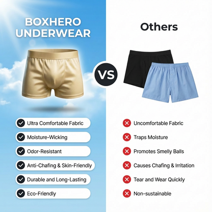 Boxers Reinvented: Boxhero Premium Silk Boxer Shorts