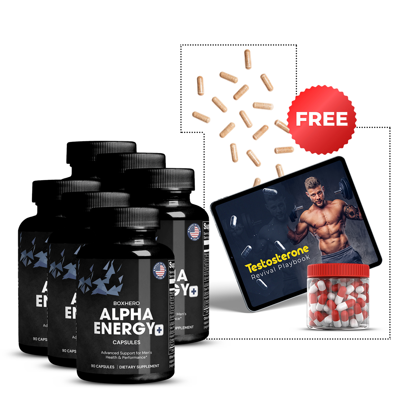 Testohero Alpha Energy 6 Bottles
