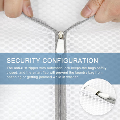 Protection Pack - 3x Premium Sustainable wash bags for bamboo fiber (CHECKOUTCHAMP)