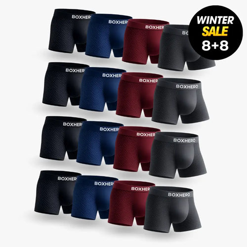 16-PACK BOXHERO BAMBOO FIBRE BOXER SHORTS  1.0