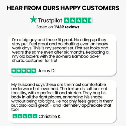 3-Pack Blue - PREMIUM BAMBOO FIBRE BOXER SHORTS 1.0