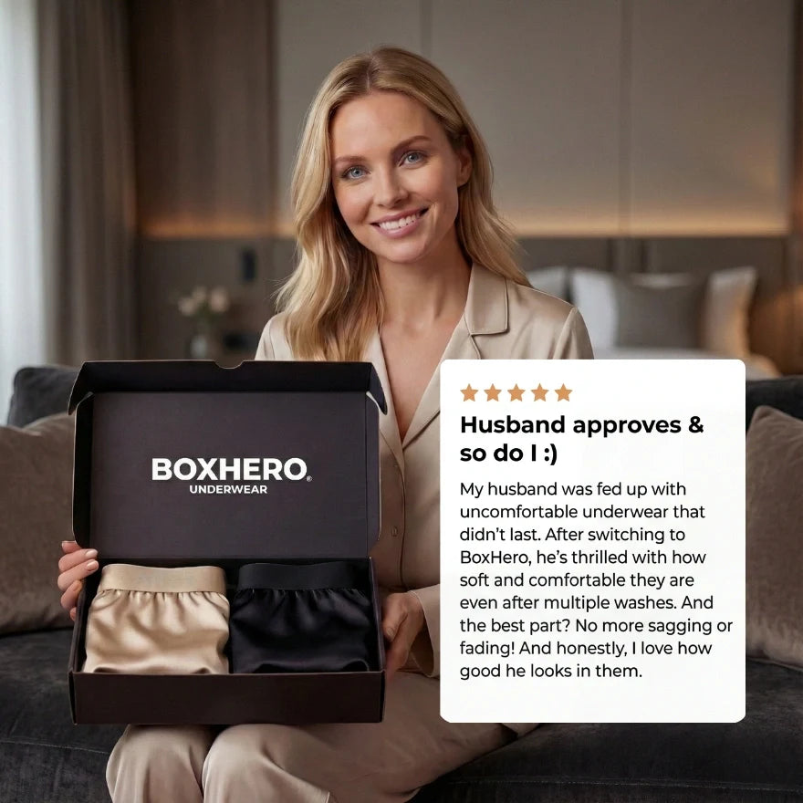 Boxers Reinvented: Boxhero Premium Silk Boxer Shorts