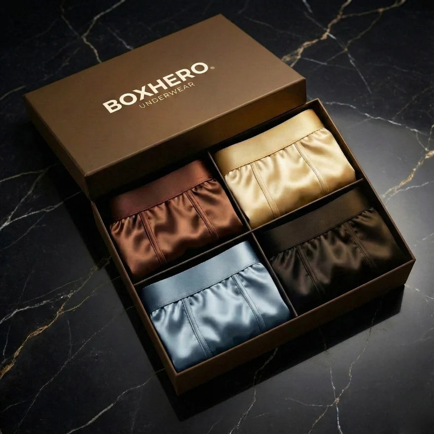 Boxers Reinvented: Boxhero Premium Silk Boxer Shorts