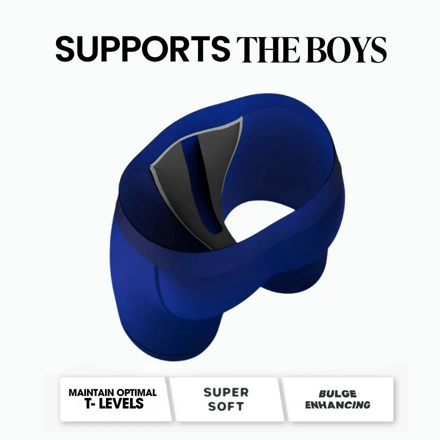 3-Pack Blue - PREMIUM BAMBOO FIBRE BOXER SHORTS 1.0